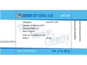 Coventry City : Gillingham FC