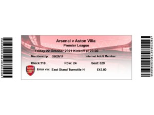 Arsenal FC : Aston Villa FC