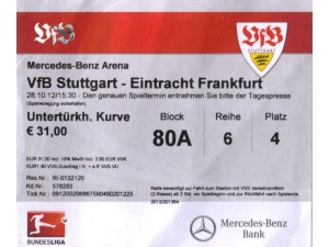 VfB Stuttgart : Eintracht Frankfurt - VfB Stuttgart : Eintracht Frankfurt